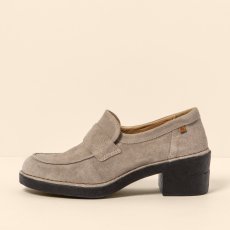 Mokasíny na podpatku#N5667 SILK SUEDE TAUPE / TICINO Mokasíny na podpatku#N5667 SILK SUEDE TAUPE / TICINO