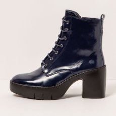 Kotníkové boty#1663 NAPPA SHINNY NAVY/SOFIA
