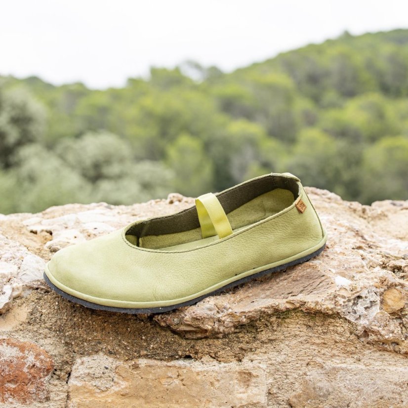 Barefoot baleríny BARE#N5670 NOBUCK LAVADO BLACK/ BARE