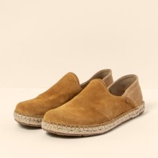 Semišové espadrilky#N677 SILK SUEDE-COTTON TOFFEE / CAMPOS
