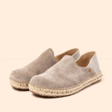 Semišové espadrilky#N677 SILK SUEDE-COTTON TAUPE / CAMPOS Semišové espadrilky#N677 SILK SUEDE-COTTON TAUPE / CAMPOS