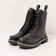 Kožené boty Glády#1167 NAPPA BLACK / MARINA
