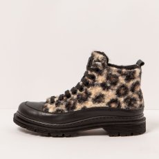 Kotníkové boty#1895S FANTASY LEOPARD-BLACK / BIRMINGHAM