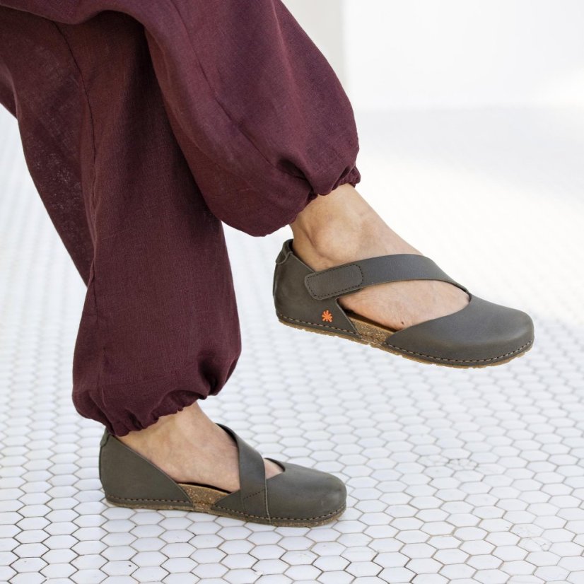 Dámské sandály#0384 NAPPA BLACK/ CRETA