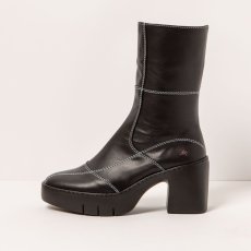 Kozačky s podpatkem#1659 NAPPA BLACK/SOFIA Kozačky s podpatkem#1659 NAPPA BLACK/SOFIA