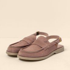 Pantofle za patu#N5872 NOBUCK LAVADO MALVA/ ARENISCA