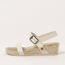 Dámské sandály na klínku#1940 NAPPA CREAM/ I IMAGINE