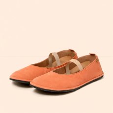 Barefoot baleríny BARE#N5670 NOBUCK LAVADO SALMON/ BARE