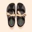 Barefoot baleríny ONDINA#N5936C MULTI MATERIAL BLACK/ ONDINA