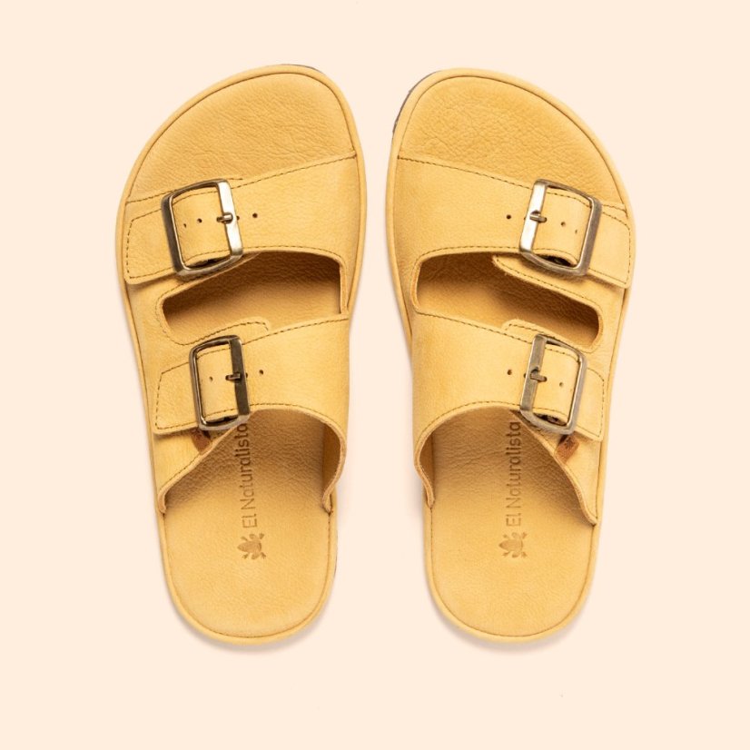 Barefoot pantofle BARE#N5682 NOBUCK HONEY/ BARE SANDALS