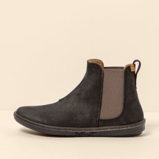 Dámské kotníkové boty#N5310 PLEASANT BLACK-BLACK/ CORAL