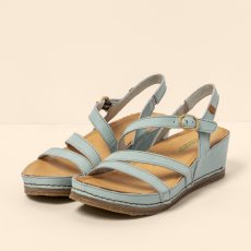 Dámské sandály na podpatku#N5855 SOFT NAPPA BLUE / PICUAL