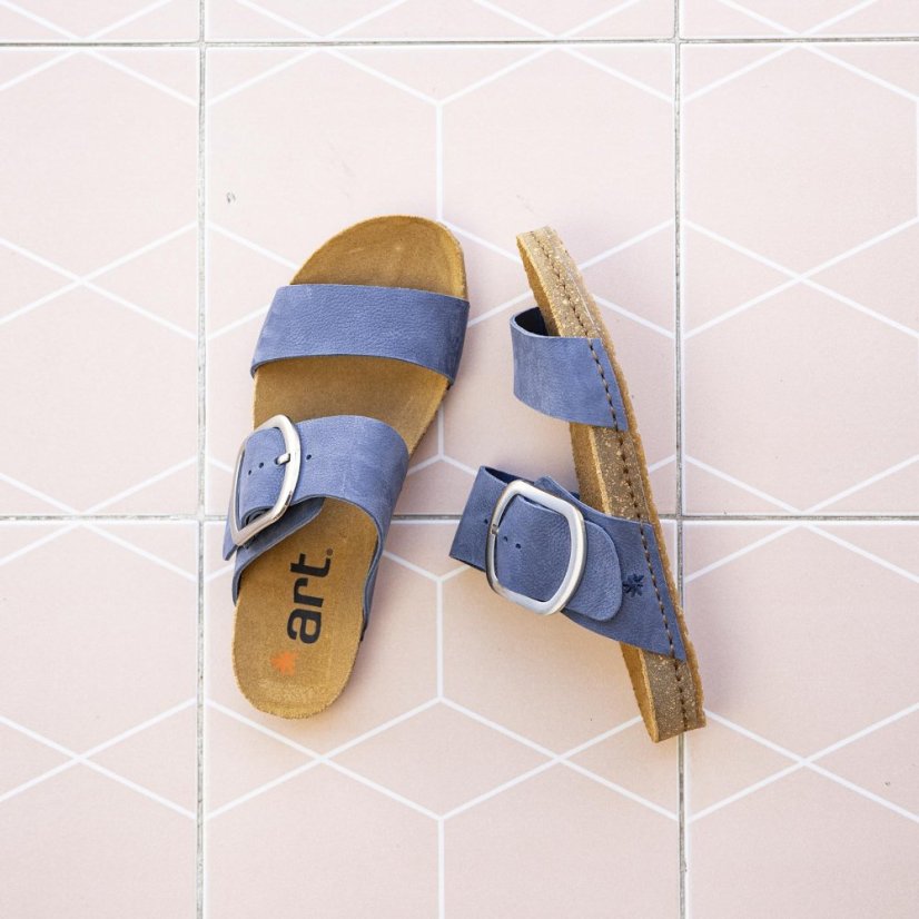 Dámské sandály#0175 NOBUCK BLACK/ CRETA