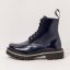 Kožené boty Glády#1166 NAPPA SHINNY NAVY / MARINA