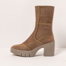Kozačky s podpatkem#1659 NOBUCK TAUPE/SOFIA Kozačky s podpatkem#1659 NOBUCK TAUPE/SOFIA