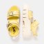 Dámské sandály na platformě LEEDS#2041 NAPPA SHINNY PALE YELLOW / LEEDS