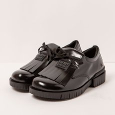 Dámské boty na platformě#1835S NAPPA SHINNY BLACK /OXFORD Dámské boty na platformě#1835S NAPPA SHINNY BLACK /OXFORD