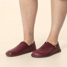 Barefoot mokasíny#N5673 SOFT NAPPA BURDEOS/ BARE