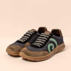 Barefoot sneakery OROEL#N5435A MULTI MATERIAL BLACK/OROEL