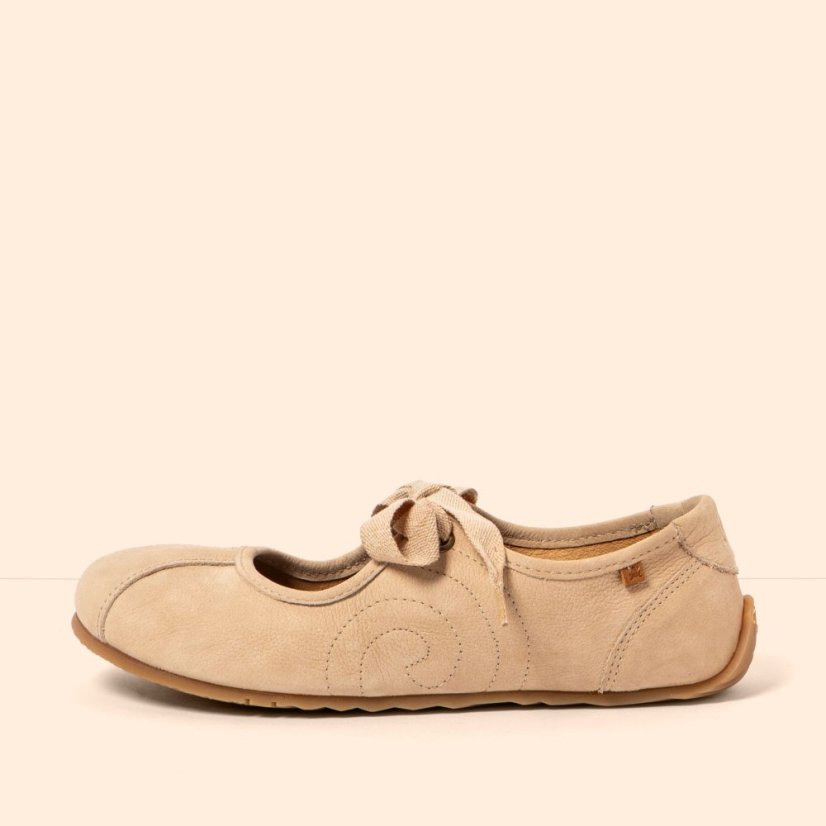 Barefoot baleríny ONDINA#N5936 NOBUCK CREAM/ONDINA