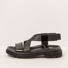 Designové sandály#1553 MULTI BLACK/ BIRMINGHAM