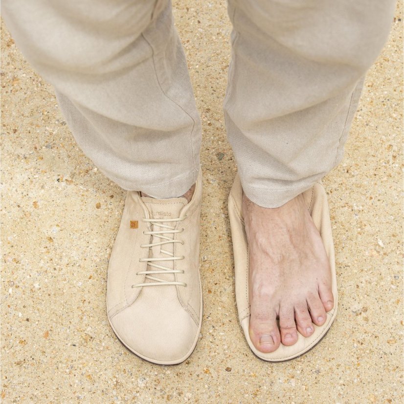 Barefoot polobotky BARE#N5671 NOBUCK LAVADO DENIM/ BARE