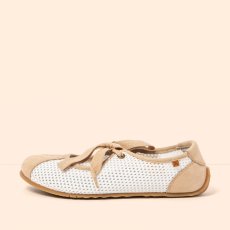 Barefoot baleríny ONDINA#N5936C MULTI MATERIAL WHITE/ ONDINA