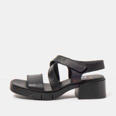 Dámské sandály na podpatku VARSOVIA#2062 NAPPA BLACK / VARSOVIA Dámské sandály na podpatku VARSOVIA#2062 NAPPA BLACK / VARSOVIA