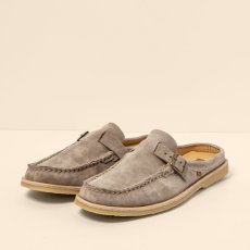 Pantofle nazouváky#N5965 SILK SUEDE TAUPE/PLANTAE Pantofle nazouváky#N5965 SILK SUEDE TAUPE/PLANTAE