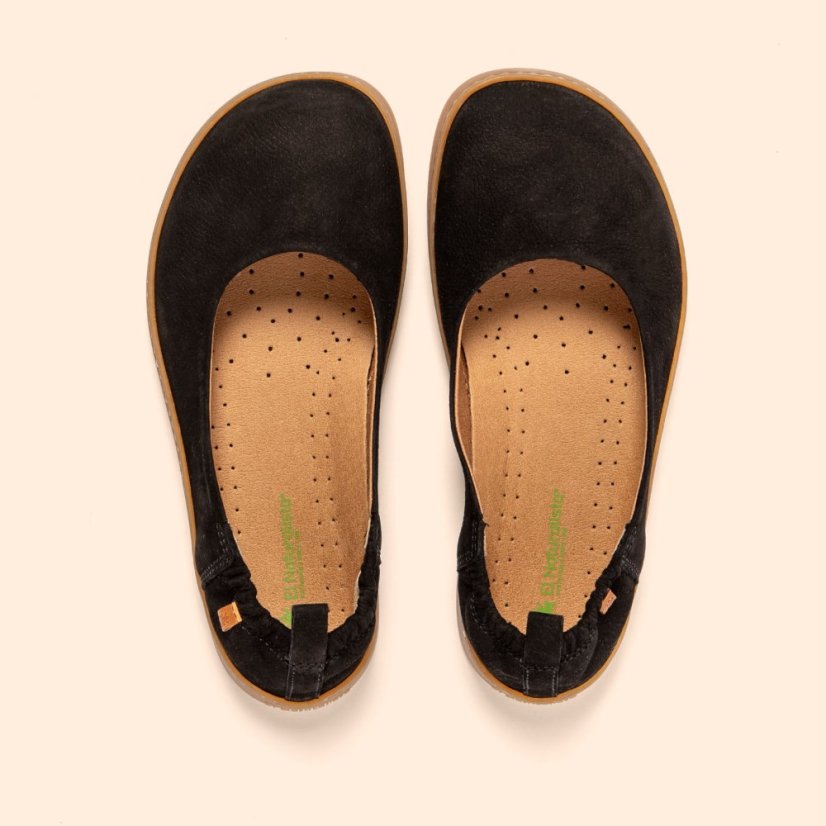Barefoot baleríny ORIGEN#N5912 NOBUCK BLACK-NECTAR/ ORIGEN