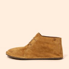 Barefoot kotníkové boty BARE#N5672 SILK SUEDE TOFFEE/ BARE
