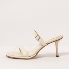 Elegantní pantofle na podpatku#S3194 NAPPA CREAM/ ALBANA