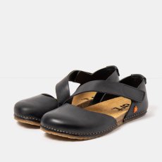 Dámské sandály#0384 ROMA BLACK/ CRETA