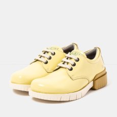 Dámské polobotky OXFORD#1835 NAPPA SHINNY PALE YELLOW /OXFORD