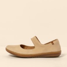 Baleríny Mary Jane CORAL#N5301 NOBUCK LAVADO CREAM/ CORAL