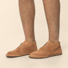 Barefoot kotníkové boty BARE#N5672 SILK SUEDE PEACH/ BARE