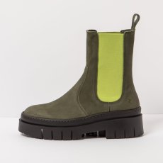Chelsea boty#1954 NOBUCK KAKI-PISTACHO/AMBERES