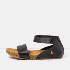 Dámské sandály#0382 ROMA BLACK/ CRETA