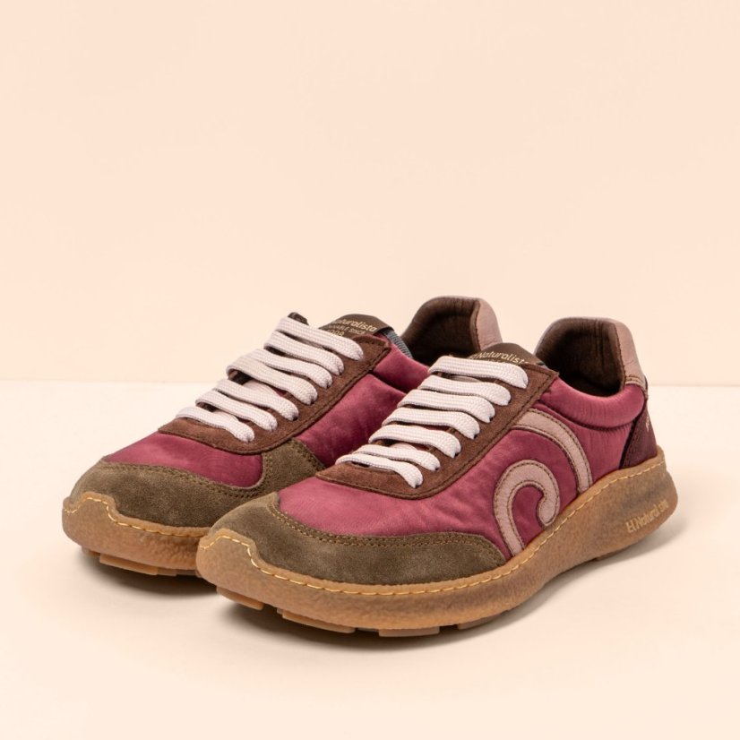 Barefoot sneakery OROEL#N5435A MULTI MATERIAL WINE/OROEL