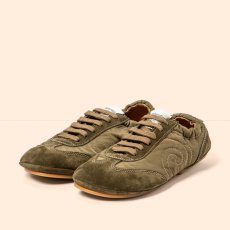 Barefoot sneakery ESSENCE#N5823 NYLON-SILK SUEDE FOREST/ ESSENCE