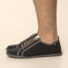 Veganské barefootové tenisky#N5674T RECYCLED COTTON BLACK/ BARE