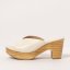Elegantní dámské pantofle#S3274 NAPPA CREAM/ ST.LAURENT SANDAL