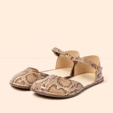 Dámské barefoot sandály BARE#N5683 SNAKE BEIG/ BARE SANDALS