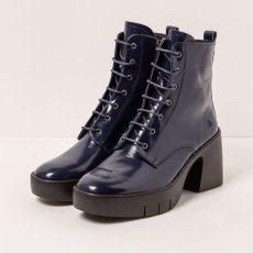 Kotníkové boty#1663 NAPPA SHINNY NAVY/SOFIA