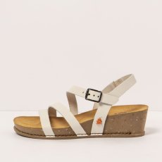 Dámské sandály na klínku I LIVE#1930 MULTI CREAM-BONE/ I LIVE
