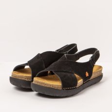 Dámské sandály RHODES#1710S SILK SUEDE BLACK/ RHODES
