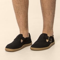 Barefootové mokasíny#N5913 NOBUCK LAVADO BLACK/ ORIGEN