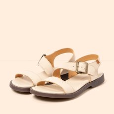 Dámské kožené sandály ARENISCA#N5887 SOFT NAPPA CREAM/ ARENISCA
