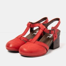 Dámské sandály na podpatku I WISH#1874 ROMA RED/ I WISH