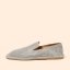 Barefoot mokasíny CRISOL#N5976 SILK SUEDE BLUE/ CRISOL